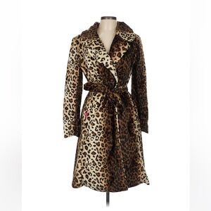 Y2K VTG Will’s River Co. Leopard Print Trenchcoat Size 10
